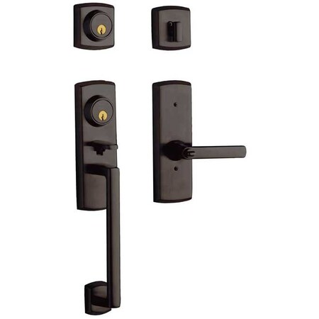 Baldwin Single Cylinder Entry Handlesets Venetian Bronze 85385.112.2RH